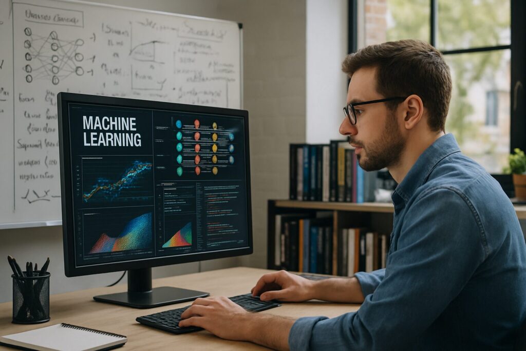 découvrez les principes fondamentaux de l'apprentissage automatique, ses techniques clés et son fonctionnement. apprenez comment les algorithmes de machine learning transforment les données en insights et permettent aux machines d'apprendre par elles-mêmes.