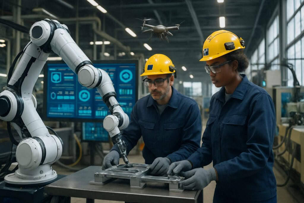 découvrez comment l'intelligence artificielle révolutionne l'industrie 4.0 en optimisant les processus, améliorant l'efficacité opérationnelle et propulsant l'innovation technologique. explorez les enjeux et les opportunités offerts par cette transformation digitale.