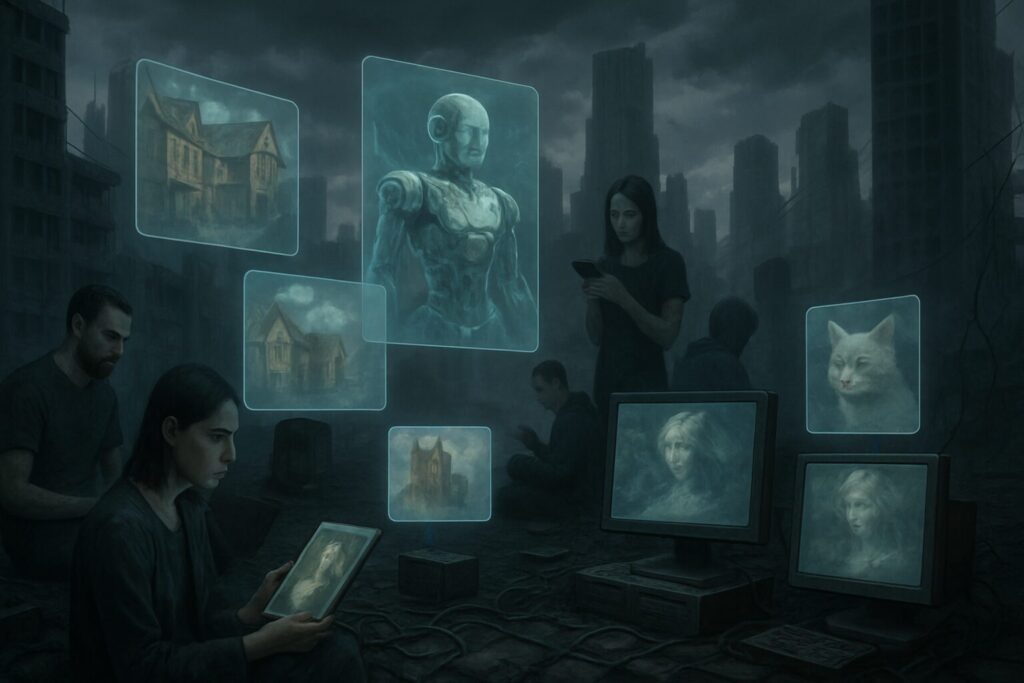 dans un avenir proche, découvrez comment l'intelligence artificielle dominera la création de contenu, avec 90 % des publications générées par des algorithmes d'ici 2026. explorez les implications de cette révolution sur internet et l'effondrement rapide des normes traditionnelles de création de contenu.