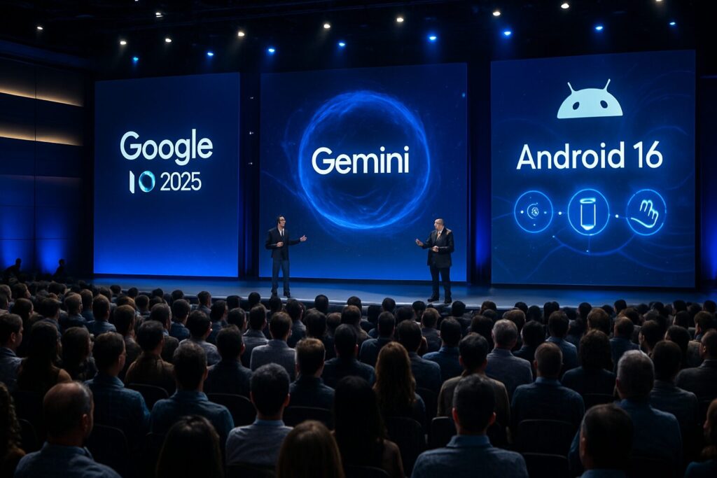 découvrez les attentes pour google i/o 2025, où les dernières innovations sur gemini et android 16 seront dévoilées. restez informé des avancées technologiques qui façonneront l'avenir des appareils et services google.