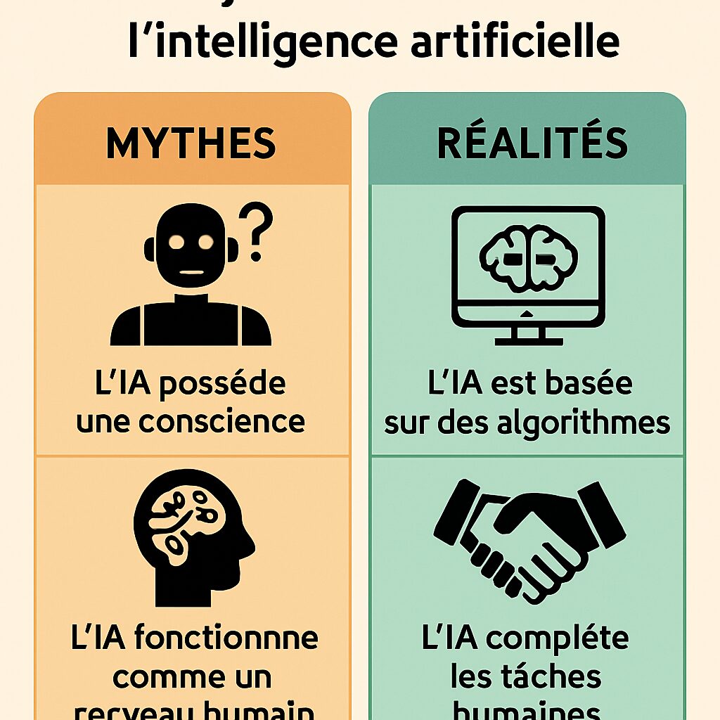 découvrez notre guide complet qui démystifie les mythes courants sur l'intelligence artificielle. apprenez la vérité sur les croyances populaires et développez une compréhension claire des réalités de l'ia.