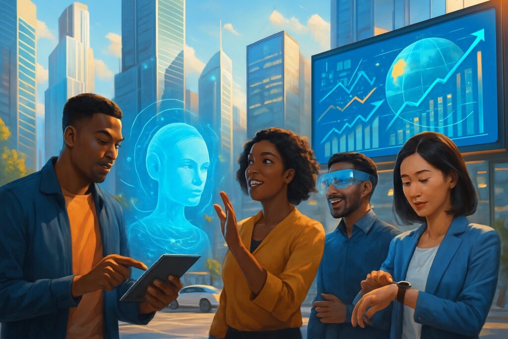 découvrez comment l'intelligence artificielle transforme l'économie mondiale, affectant les emplois, la productivité et les marchés. explorez les enjeux et opportunités que cette révolution technologique apporte à divers secteurs.