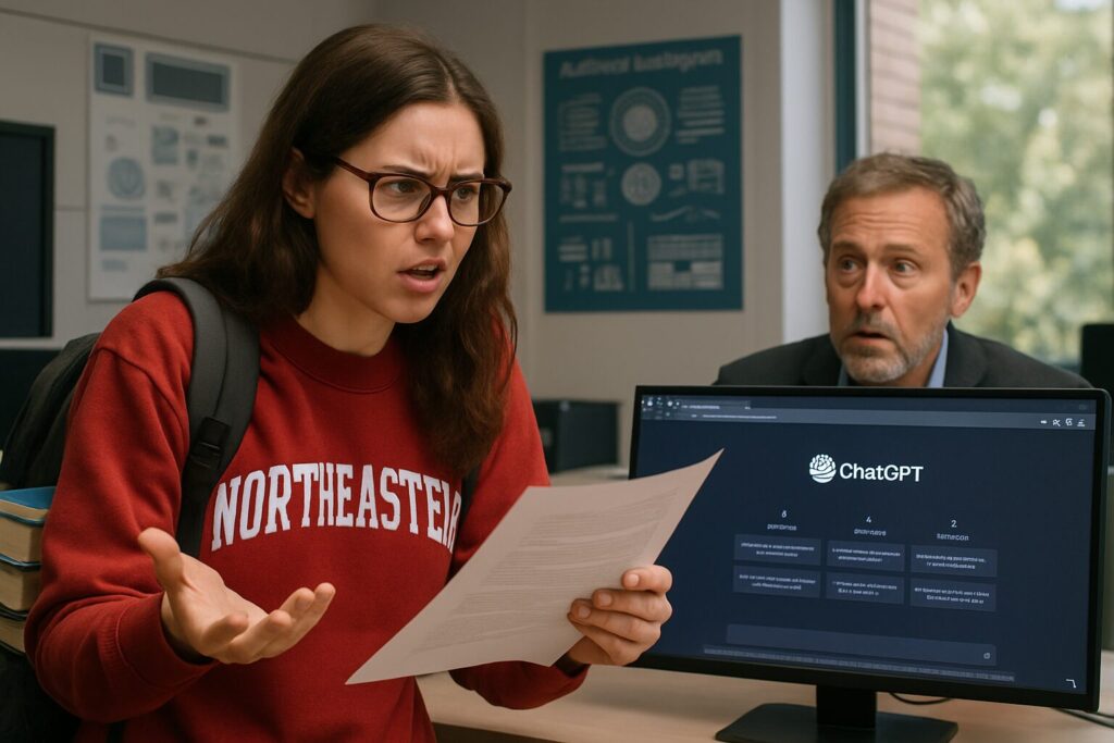 découvrez l'incroyable histoire d'une étudiante du collège northeastern qui réclame le remboursement de ses frais de scolarité après avoir surpris son professeur en train d'utiliser chatgpt d'openai pour ses cours. une affaire qui soulève des questions sur l'utilisation de l'intelligence artificielle dans l'éducation !