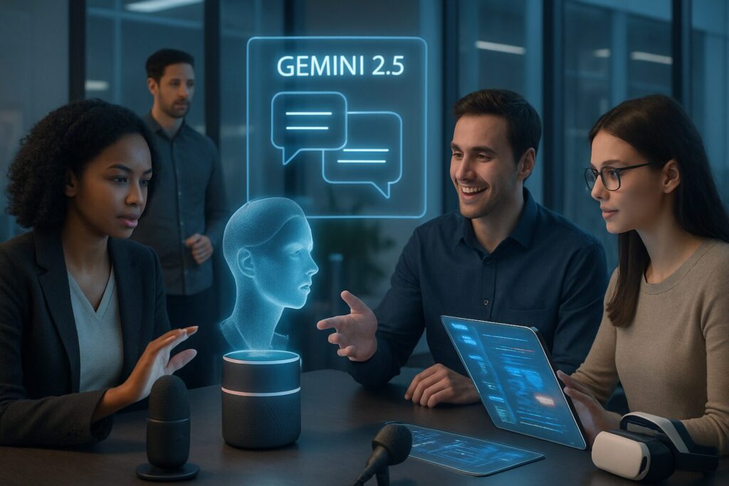 découvrez les puissantes fonctionnalités de dialogue audio avancé et de génération offertes par gemini 2.5. transformez vos interactions avec cette technologie de pointe qui améliore la communication et enrichit l'expérience utilisateur.