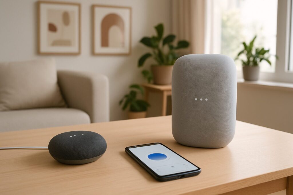 découvrez les trois nouvelles voix gemini-assistant de google pour nest mini et audio dans cette vidéo captivante. améliorez votre expérience auditive et profitez d'une interaction plus naturelle avec votre assistant vocal.