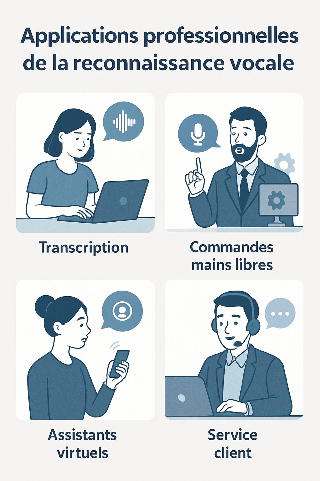 découvrez nos guides complets sur la reconnaissance vocale alimentée par l'ia. apprenez comment utiliser cette technologie révolutionnaire pour simplifier vos tâches quotidiennes, améliorer l'accessibilité et optimiser votre productivité. plongez dans le monde fascinant de l'intelligence artificielle appliquée à la voix.