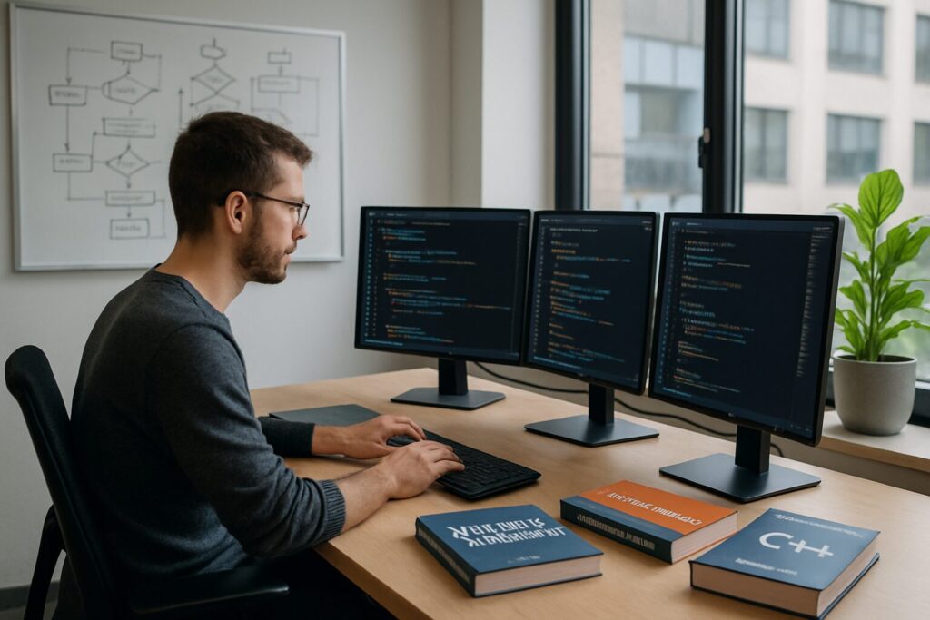 découvrez notre guide complet sur les langages de programmation essentiels pour le développement de l'intelligence artificielle. apprenez à maîtriser python, r, java et bien d'autres pour créer des modèles d'ia performants et innovants.