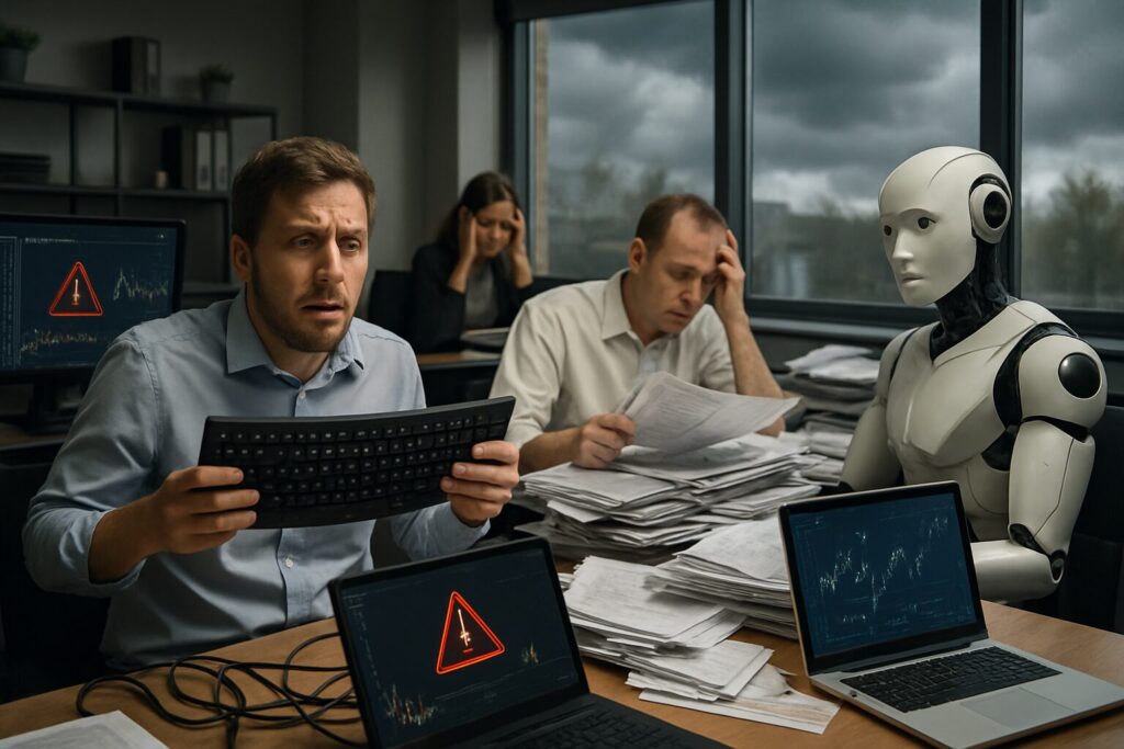 découvrez comment l'ia, annoncée comme une révolution pour le monde du travail, pourrait finalement alourdir la charge des employés sans apporter les bénéfices escomptés. une analyse des promesses non tenues et des défis actuels.
