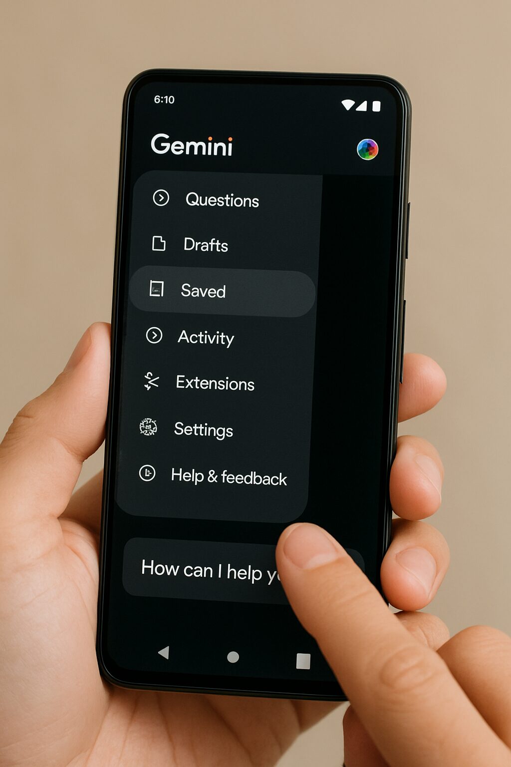découvrez la nouvelle fonctionnalité de l'application gemini : un tiroir de navigation toujours accessible sur android. profitez d'une expérience utilisateur améliorée, avec un accès rapide à toutes vos fonctionnalités préférées, tout en naviguant facilement sur votre appareil.