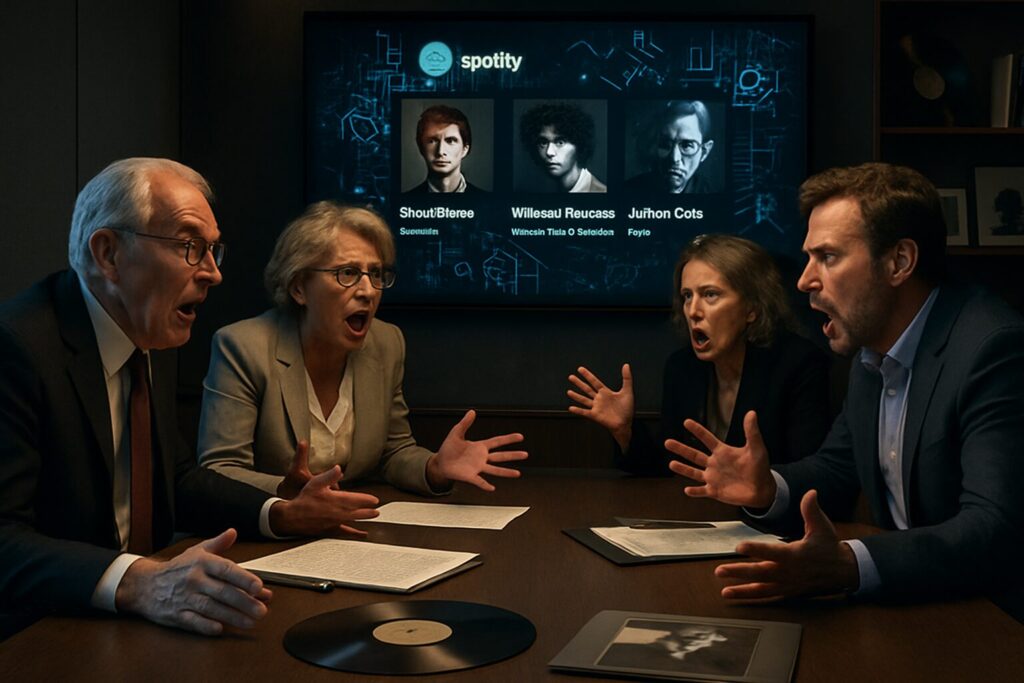 découvrez comment l'ia redonne vie aux morceaux d'artistes décédés, suscitant une polémique chez les ayants droit qui dénoncent une 'supercherie algorithmique' de spotify. plongez dans le débat sur l'éthique et la propriété intellectuelle à l'ère numérique.