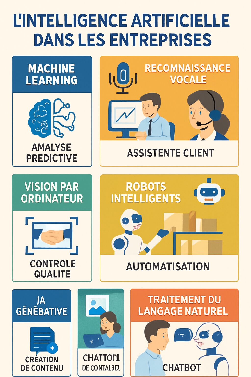 découvrez comment intégrer efficacement l'intelligence artificielle dans vos processus métiers grâce à nos guides pratiques. optimisez vos performances, améliorez la prise de décision et transformez votre entreprise avec l'ia.