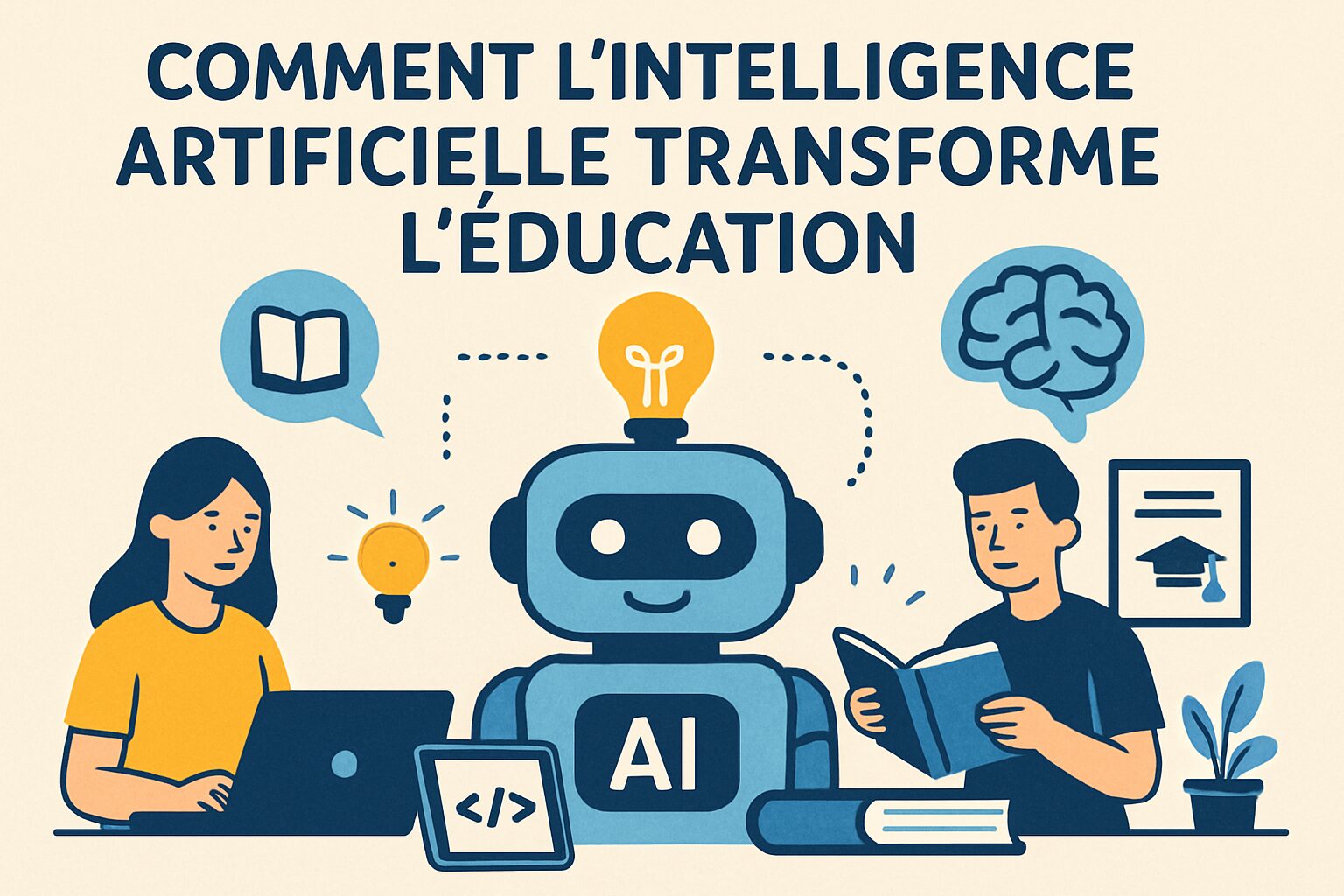 découvrez comment l'intelligence artificielle transforme le secteur éducatif. ce guide explore les avantages, les défis et les innovations apportés par l'ia dans l'apprentissage et l'enseignement. plongez dans les tendances futuristes qui redéfinissent l'éducation.