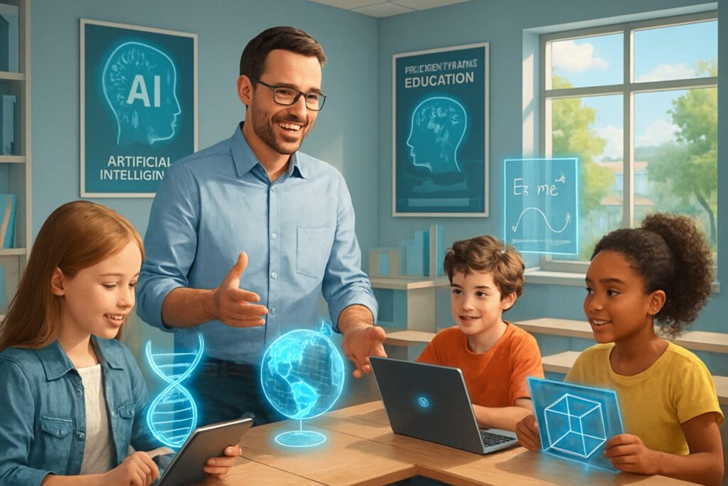 découvrez comment l'intelligence artificielle transforme le paysage éducatif, de l'apprentissage personnalisé aux outils pédagogiques innovants. cette guide explore les enjeux, les opportunités et les défis que l'ia présente pour l'éducation d'aujourd'hui et de demain.