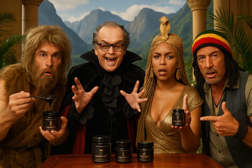 découvrez comment les publicités pour le shilajit utilisent le détournement des identités de célébrités pour attirer l'attention des consommateurs. analyse des stratégies marketing et impact sur l'image de marque.