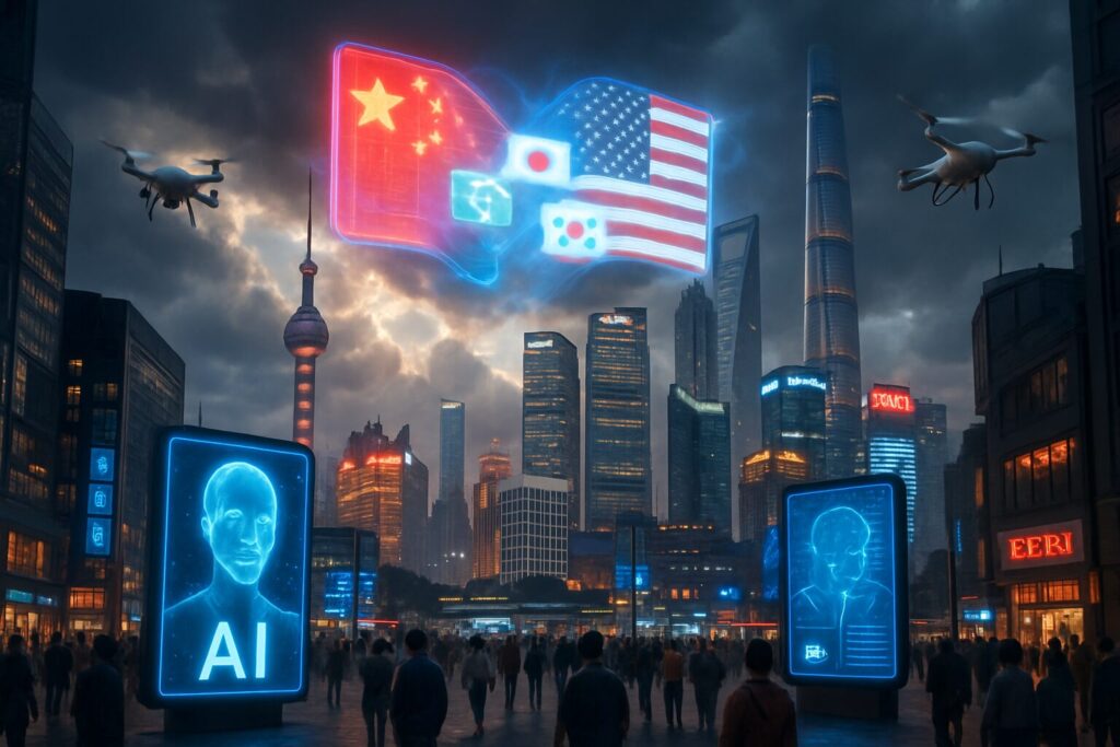 découvrez comment la chine se positionne en tant que leader dans le domaine de l'intelligence artificielle, tout en naviguant entre les tensions géopolitiques avec les états-unis. analyse des efforts pour établir un consensus mondial sur l'ia, ses défis et ses opportunités.