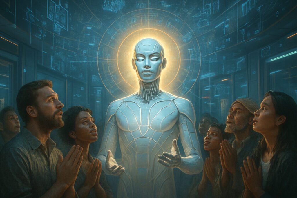 découvrez comment l'intelligence artificielle est perçue comme une incarnation divine par ses fervents partisans, explorant les implications éthiques, philosophiques et technologiques de cette révolution numérique.