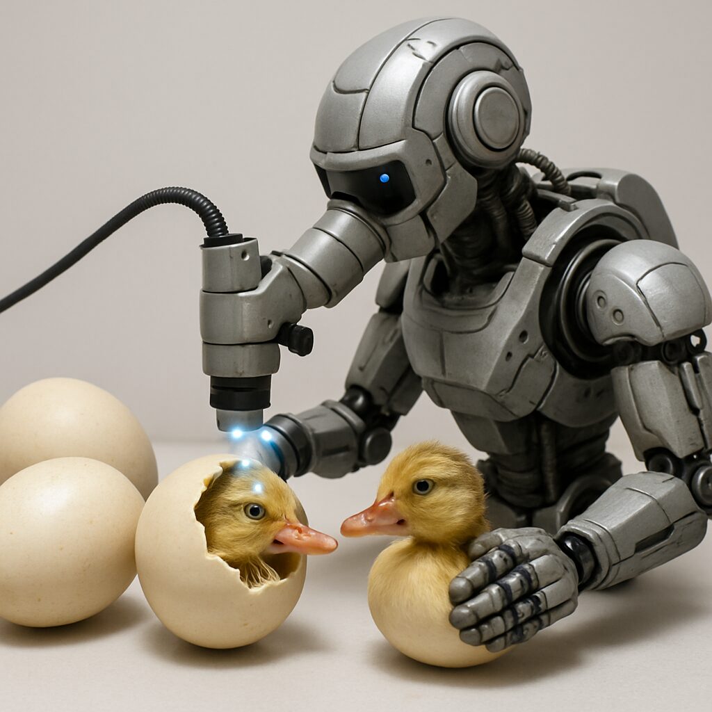 découvrez comment un robot innovant, équipé d'intelligence artificielle, transforme la protection des canetons femelles en les mettant à l'abri des dangers du broyage. une avancée technologique essentielle pour la conservation de ces animaux vulnérables.