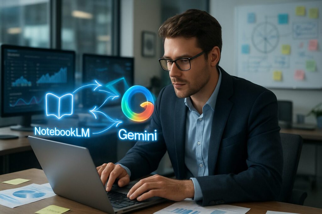 découvrez comment j'optimise notebooklm grâce à gemini, une collaboration parfaite pour améliorer vos performances et votre productivité. apprenez des astuces et stratégies pour tirer le meilleur parti de ces puissants outils.