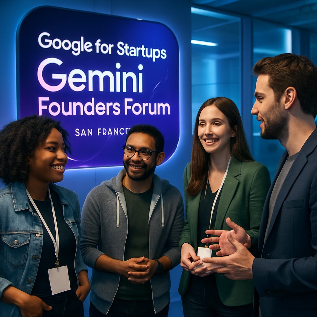 les startups ont maintenant l'opportunité de postuler pour le forum des fondateurs de google for startups gemini. rejoignez une communauté dynamique, échangez des idées innovantes et accédez à des ressources précieuses pour propulser votre entreprise vers le succès. ne manquez pas cette chance unique de vous connecter avec des experts et d'autres entrepreneurs ambitieux.