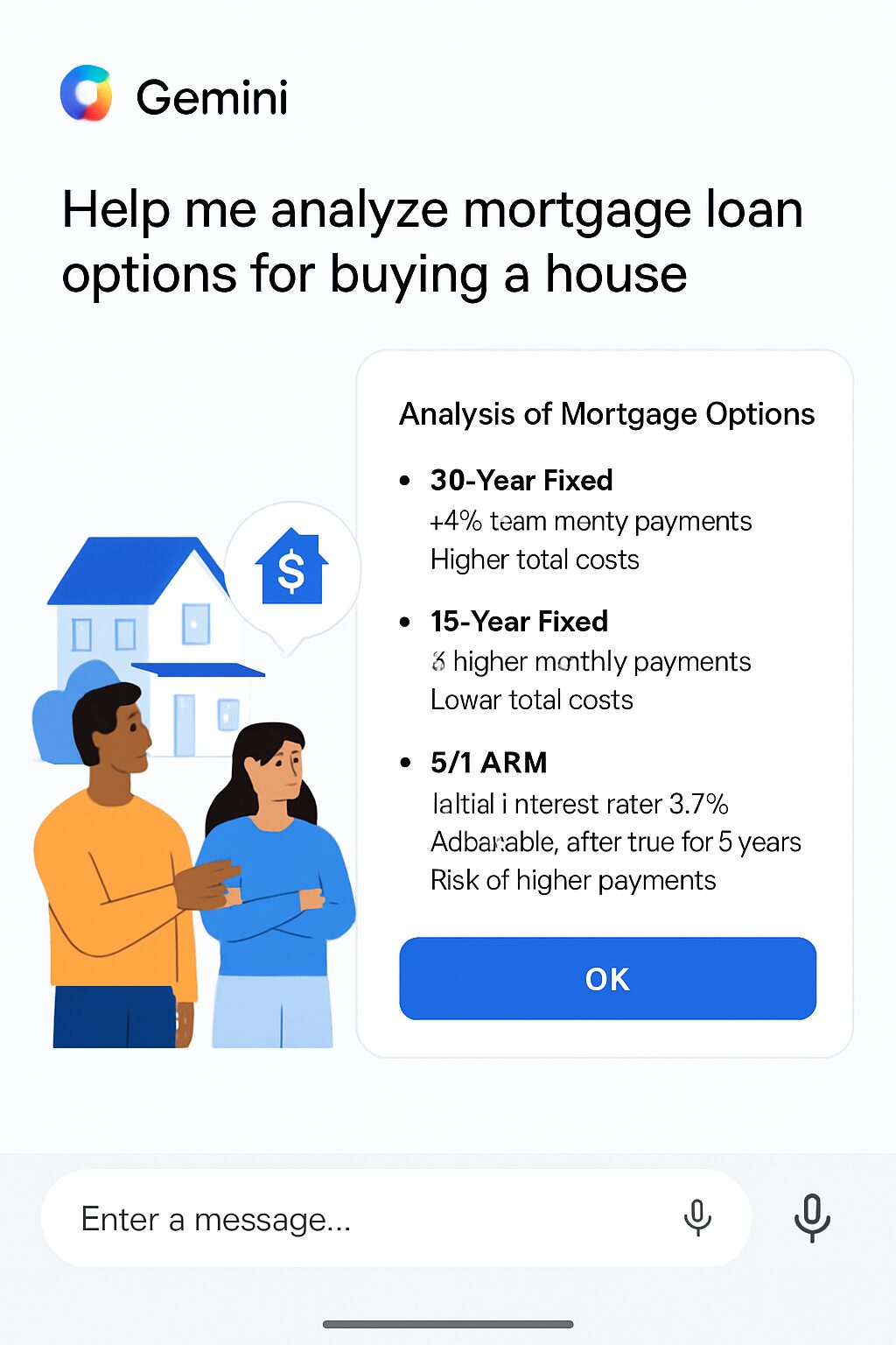 découvrez si l'intelligence artificielle peut vraiment vous aider à acheter une maison. nous avons interrogé gemini sur quatre questions clés liées à l'hypothèque et consulté des experts pour comparer leurs conseils.