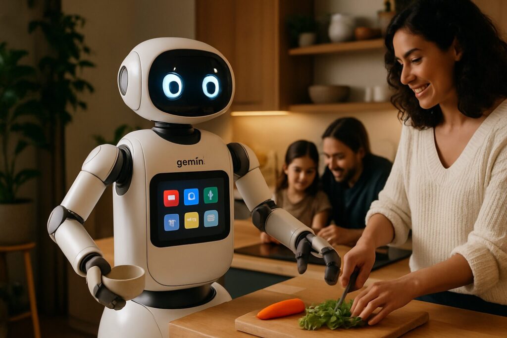 découvrez gemini pour la maison, votre assistant intelligent qui simplifie les tâches quotidiennes, gère votre maison connectée et améliore votre confort au quotidien. essayez-le dès maintenant !