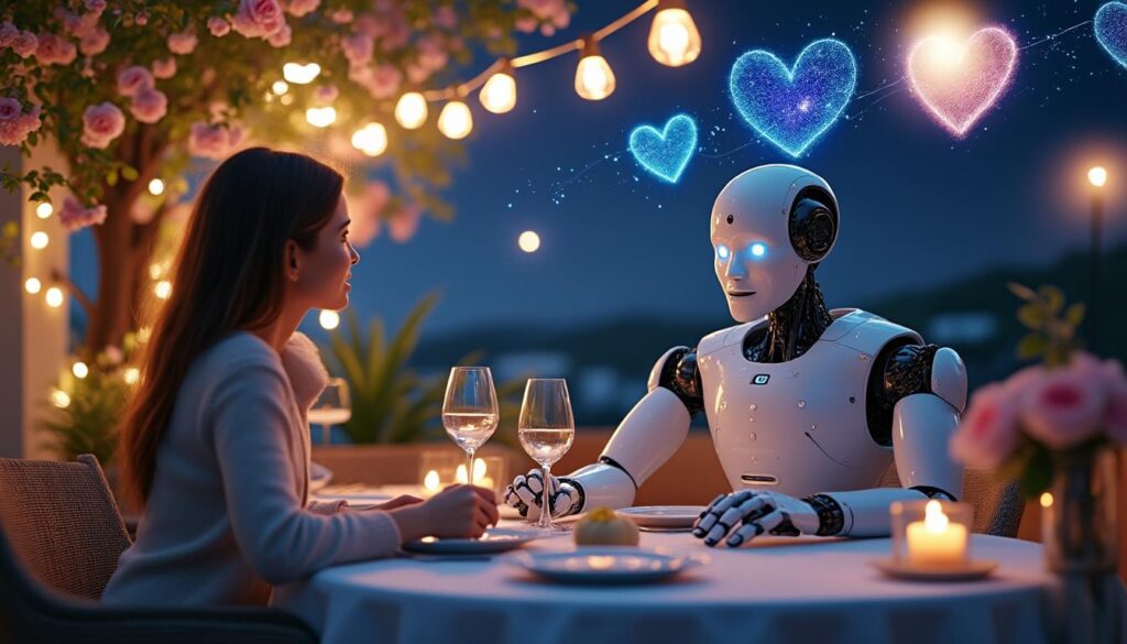 découvrez comment l'intelligence artificielle transforme notre vision de l'amour : des relations virtuelles aux émotions simulées, analysez l'impact inédit de la technologie sur les sentiments et les liens humains.