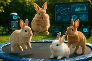 découvrez comment l'intelligence artificielle transforme notre perception des vidéos adorables, telles que celles de lapins s'amusant sur des trampolines. ce mélange de joie et d'inquiétude pose des questions sur l'impact de la technologie sur notre réalité. plongez dans cette réflexion fascinante.
