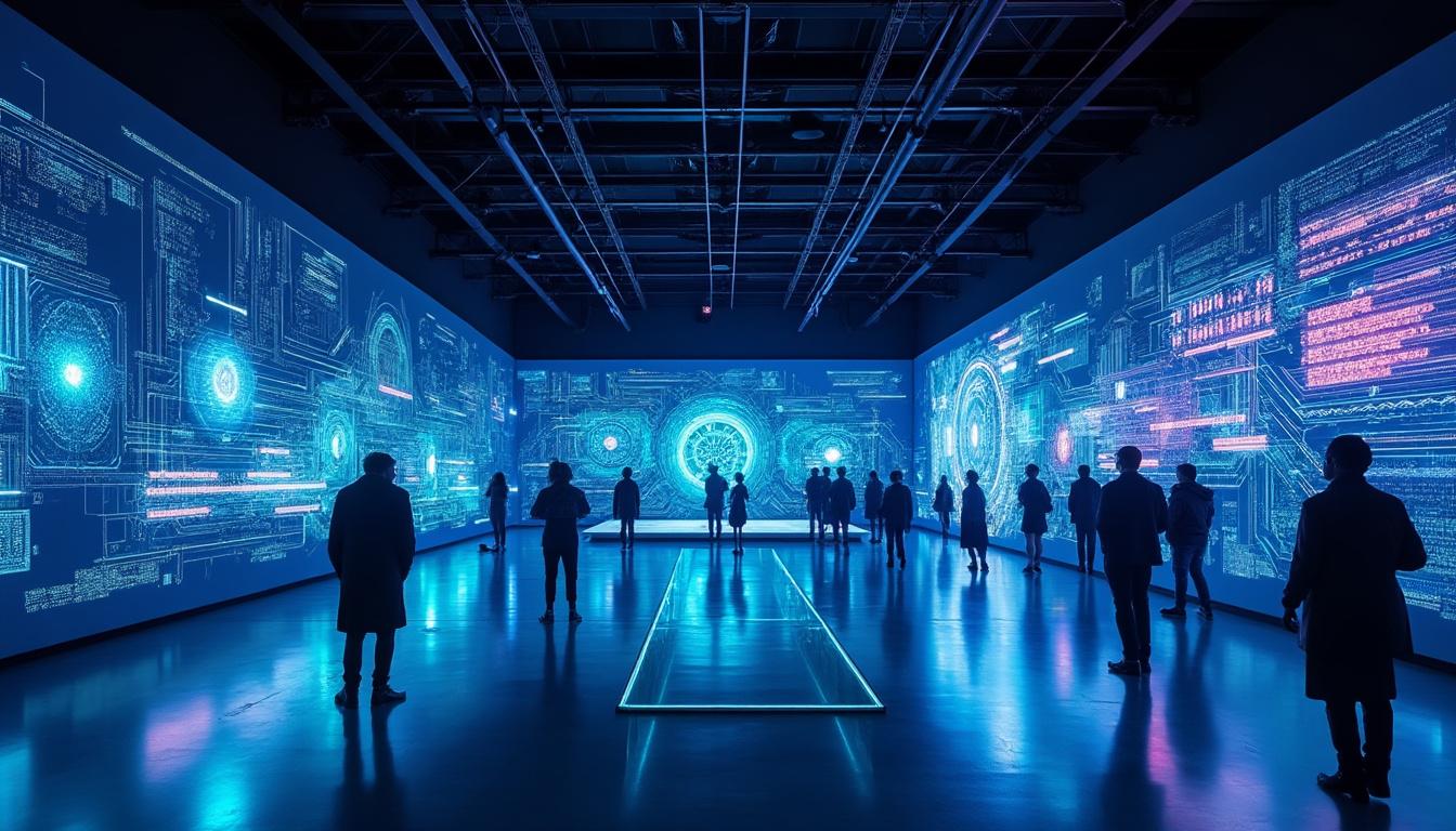 découvrez l'exposition immersive dédiée à l'intelligence artificielle au jeu de paume à paris : une exploration fascinante des technologies innovantes et de leurs impacts sur notre quotidien. à ne pas manquer !