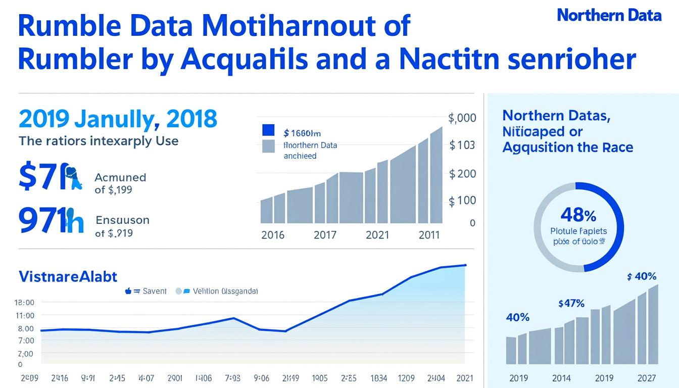 rumble envisage de racheter northern data pour environ 1,2 milliard de dollars, renforçant ainsi sa position dans le secteur technologique et l'informatique haute performance.