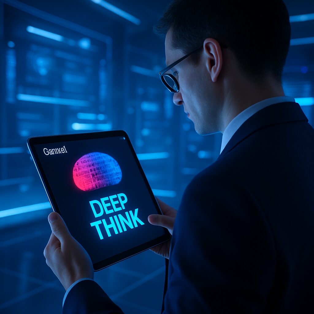 découvrez deep think dans l'application gemini, une expérience innovante qui vous plonge au cœur de l'intelligence artificielle. explorez des fonctionnalités avancées et des analyses approfondies pour enrichir votre compréhension et votre créativité.