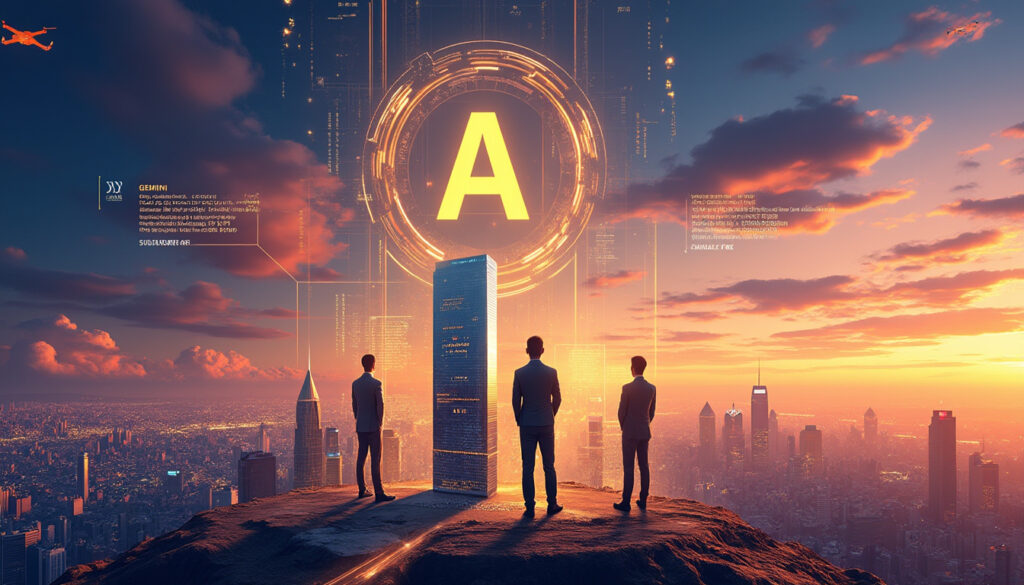 alphabet franchit le cap des 3 000 milliards de dollars en capitalisation boursière, tandis que son ia gemini surpasse chatgpt, marquant un tournant majeur dans la course technologique mondiale.