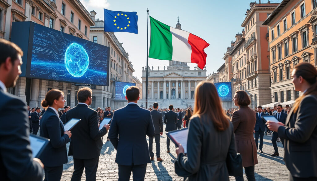 découvrez comment l'italie trace la voie en europe en adoptant la première législation destinée à encadrer l'utilisation de l'intelligence artificielle, garantissant innovation et protection des droits.