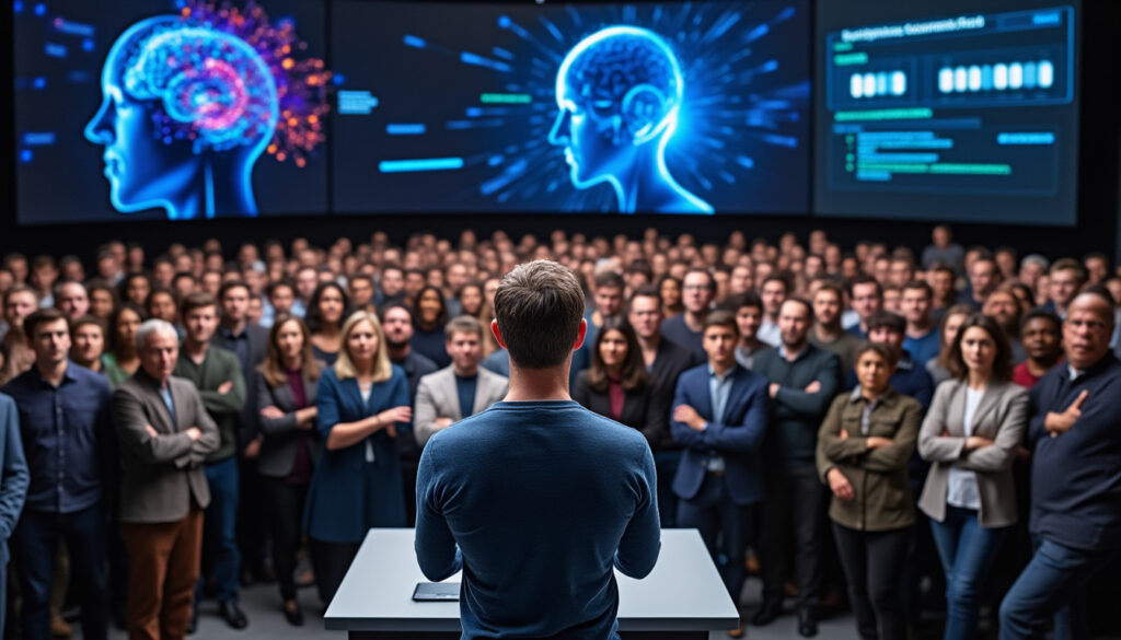 découvrez les détails de l'annonce choc de mark zuckerberg sur l'intelligence artificielle, qui bouleverse la communauté scientifique internationale et suscite de vives réactions à travers le monde.