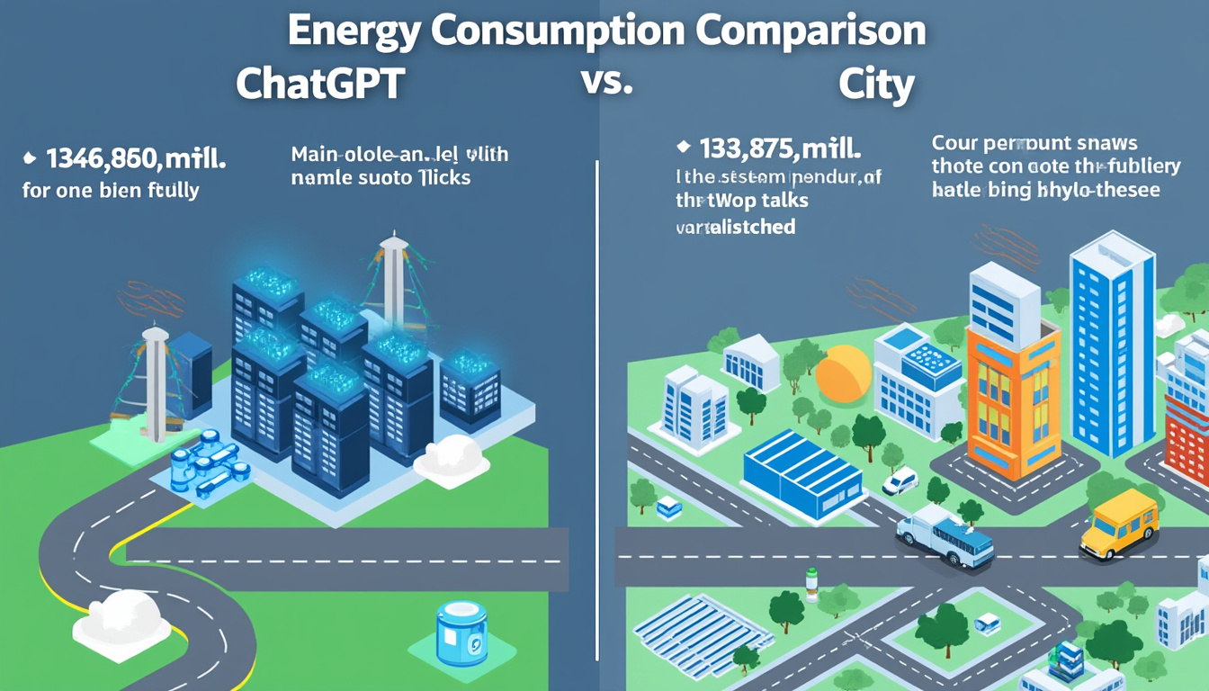 découvrez l'impact énergétique inattendu d'une session d'entraînement de chatgpt, dont la consommation équivaut à trois jours d'électricité pour une ville entière. analyse des enjeux environnementaux liés à l'ia.