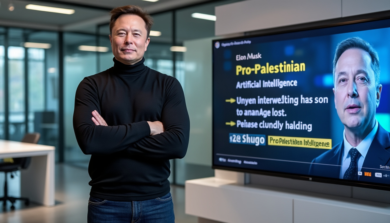 découvrez comment l’intelligence artificielle d’elon musk adopte une position de plus en plus pro-palestinienne, et ce que cette évolution surprenante révèle sur les enjeux technologiques, éthiques et géopolitiques actuels.