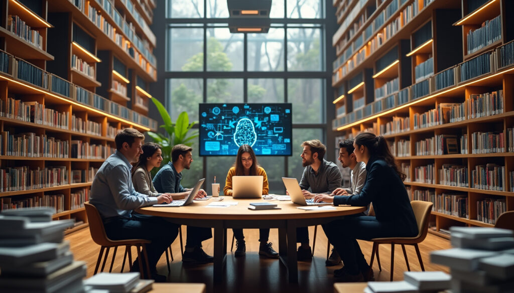 découvrez comment la médiathèque de masseube s'est transformée en lieu d'échanges passionnants autour de l'intelligence artificielle lors d'une discussion immersive entre experts et curieux.