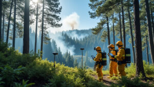 découvrez comment des caméras intelligentes dotées d'intelligence artificielle aident désormais les pompiers à détecter rapidement les incendies de forêt et à intervenir plus efficacement grâce à la surveillance en temps réel.
