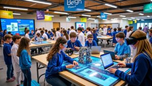 découvrez comment 229 collégiens de beaumont se sont initiés à l’intelligence artificielle et à des expériences scientifiques innovantes lors de la fête de la science. plongez dans un univers fascinant mêlant apprentissages et découvertes technologiques !