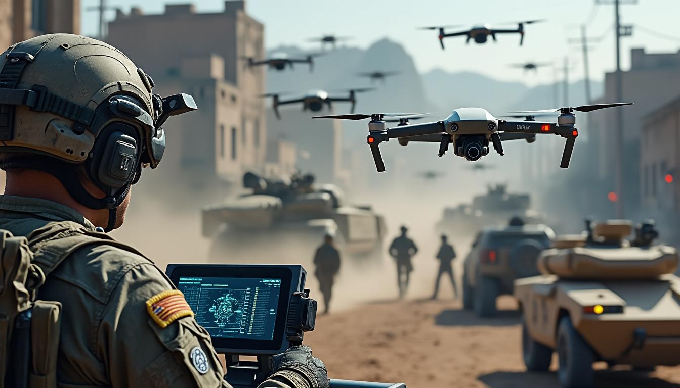 découvrez comment l'intelligence artificielle transforme la défense mondiale : avancées technologiques, stratégies militaires renouvelées et enjeux géopolitiques majeurs sont au cœur de cette analyse détaillée.