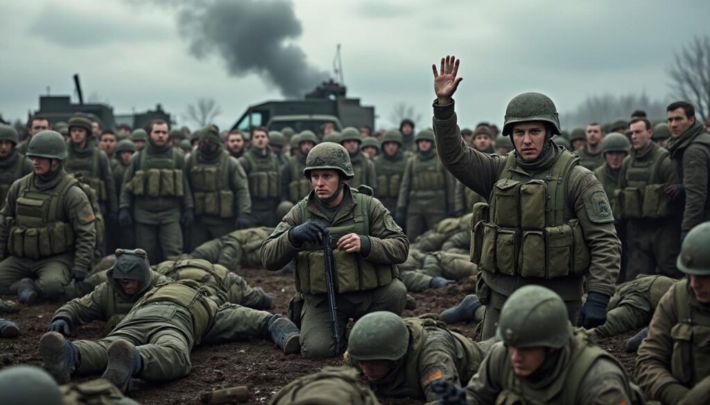 découvrez comment des vidéos truquées par intelligence artificielle alimentent la désinformation autour du conflit en ukraine, prétendant montrer une reddition massive des soldats ukrainiens.