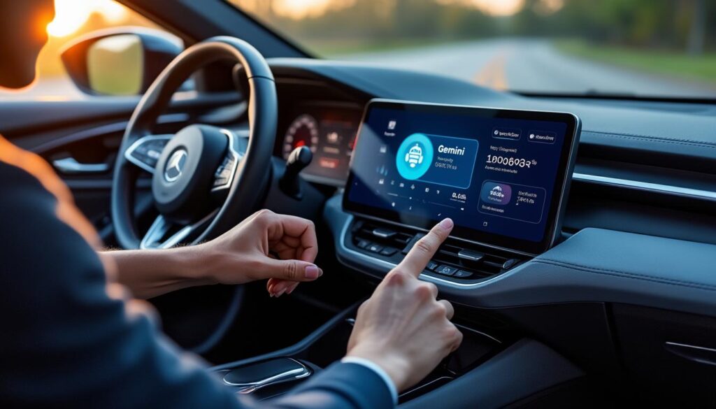 découvrez l'arrivée de gemini sur android auto avec le support live : toutes les nouveautés en images pour une expérience enrichie et intuitive au volant.