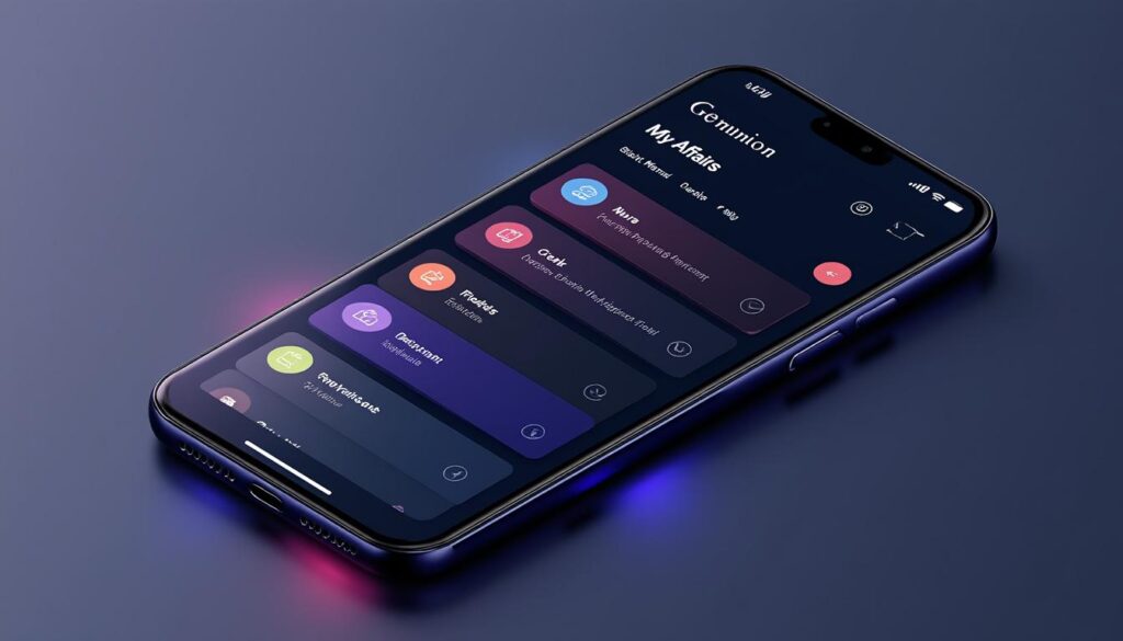découvrez la mise à jour de gemini pour android avec une page d'accueil repensée, un thème sombre inédit pour un confort visuel optimal, et une nouvelle section « mes affaires » pour mieux organiser vos contenus.