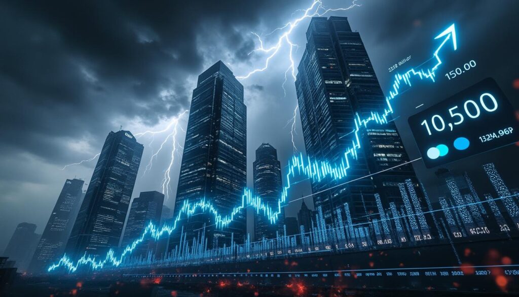 découvrez comment la tempête de l'ia provoque une chute spectaculaire des géants de la tech, entraînant une perte de 1 000 milliards de dollars sur les marchés.