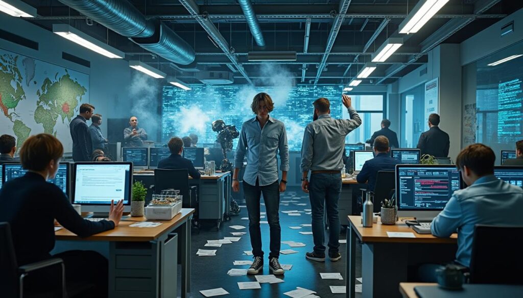 découvrez comment l'intelligence artificielle bouleverse le quotidien d'une entreprise proche de fougères, transformant son quotidien en un véritable cauchemar.