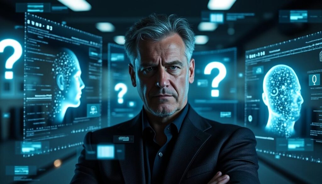 découvrez l'analyse d'olivier abel sur l'impact de l'intelligence artificielle dans la montée de la défiance et du doute au sein de la société.