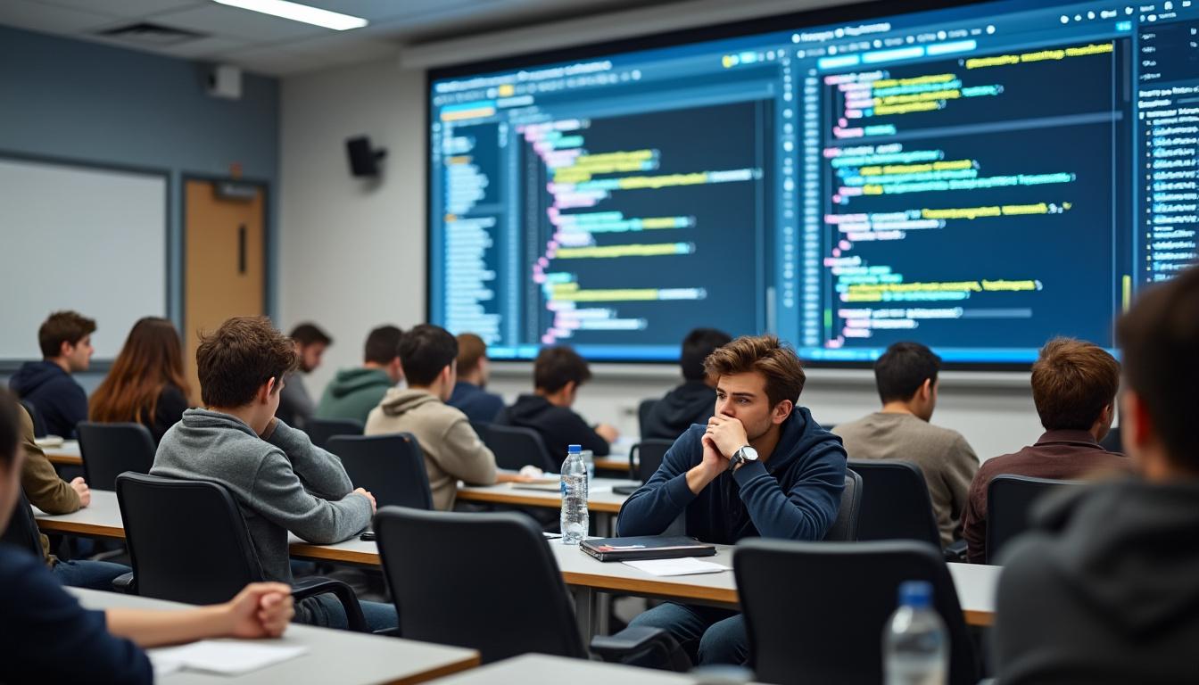 découvrez comment les étudiants remettent en question un cours donné par une ia, explorant les limites et les enjeux de l'enseignement automatisé dans 'on aurait pu demander à chatgpt'.