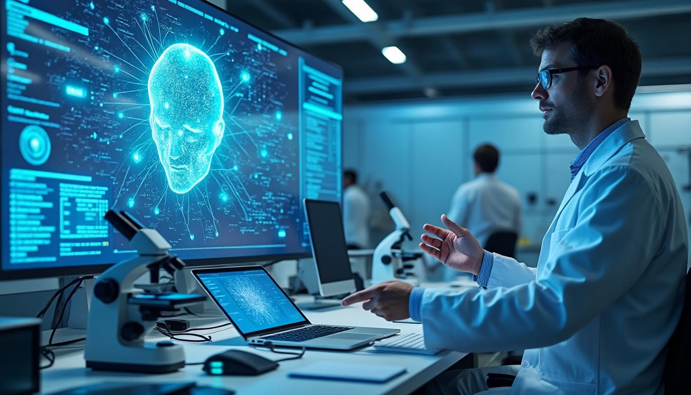 découvrez comment l'intelligence artificielle transforme et révolutionne la recherche scientifique, ouvrant de nouvelles perspectives et accélérant les découvertes.