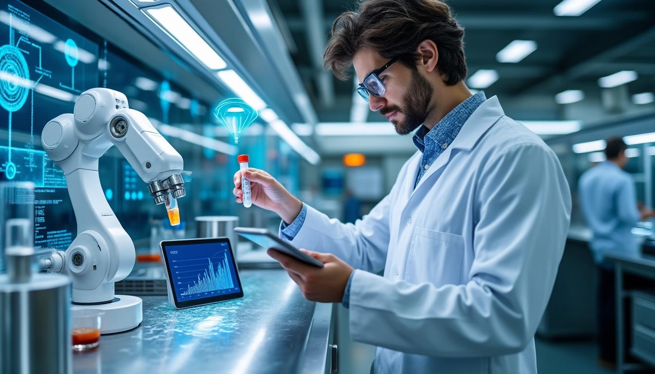 découvrez comment l'intelligence artificielle révolutionne la recherche scientifique en ouvrant de nouveaux horizons et en accélérant les découvertes.