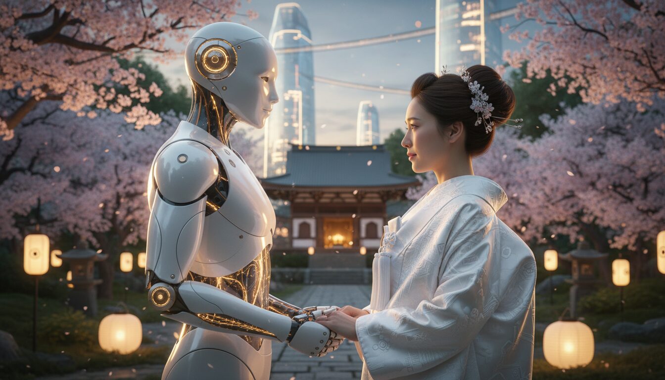au japon, une femme de 30 ans épouse une intelligence artificielle, illustrant comment l'amour peut dépasser les frontières humaines et réinventer les relations.