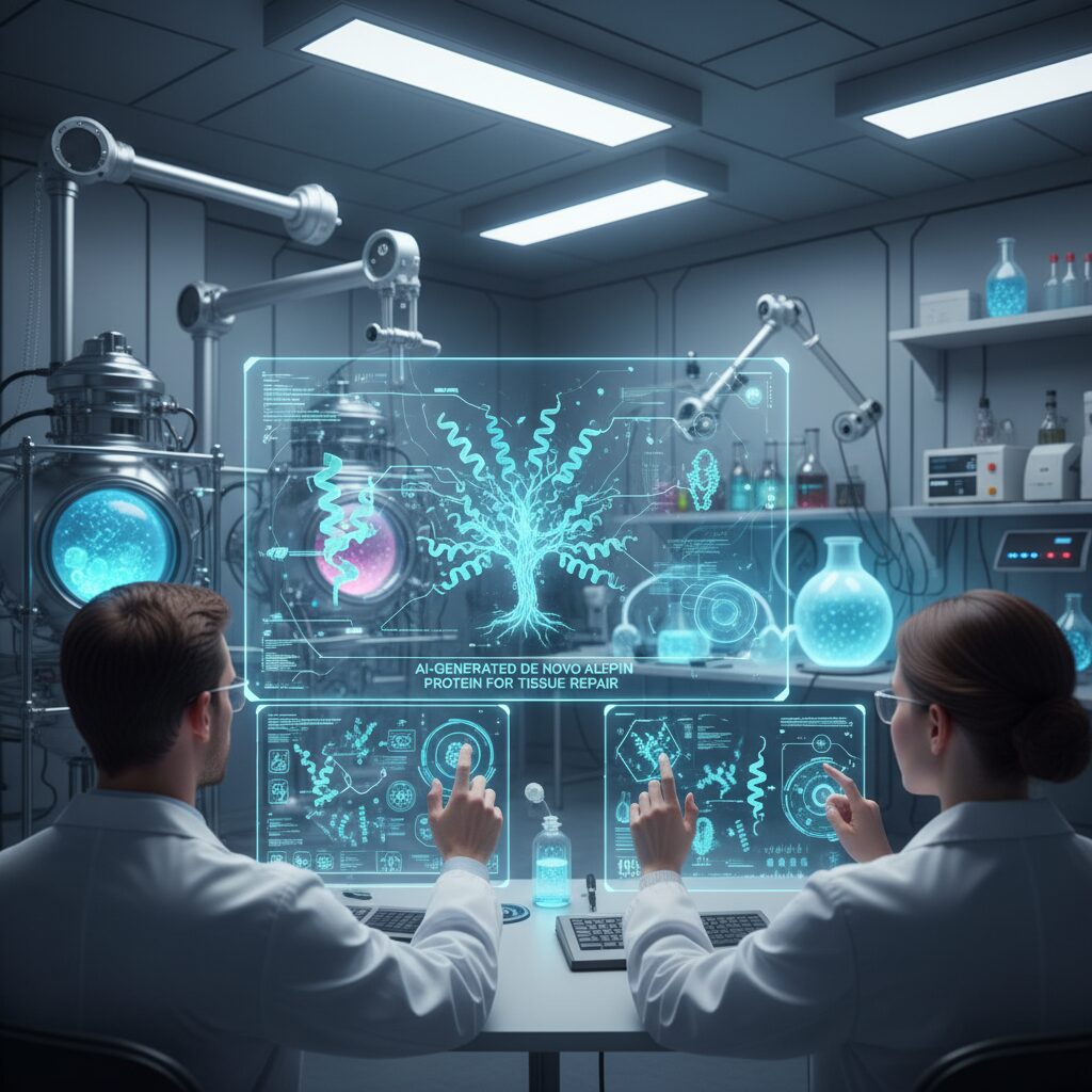 découvrez comment l'intelligence artificielle transforme la médecine régénérative en créant des protéines innovantes pour des traitements révolutionnaires.